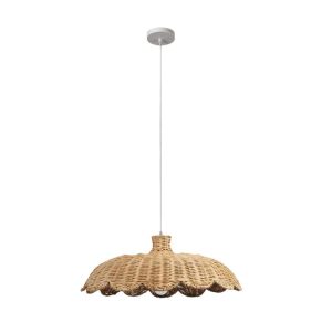nordic rattan pendant light woven ceiling lamp minimalist home decor lighting