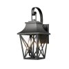 black outdoor wall light waterproof industrial porch lantern glass exterior fixture